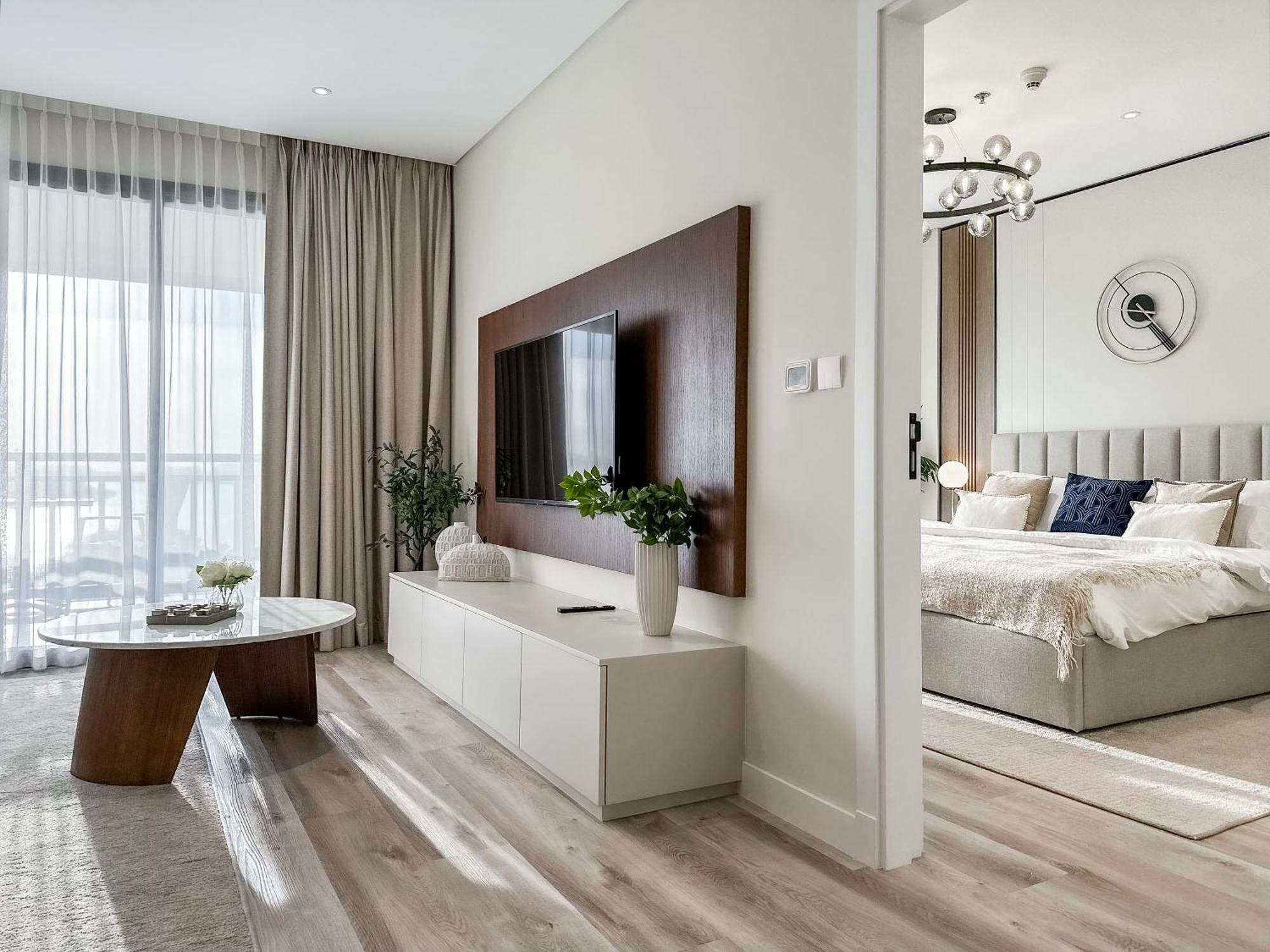 Relaxing 1 Bedroom Apartment At 5 Star Resort Dubai Exterior foto