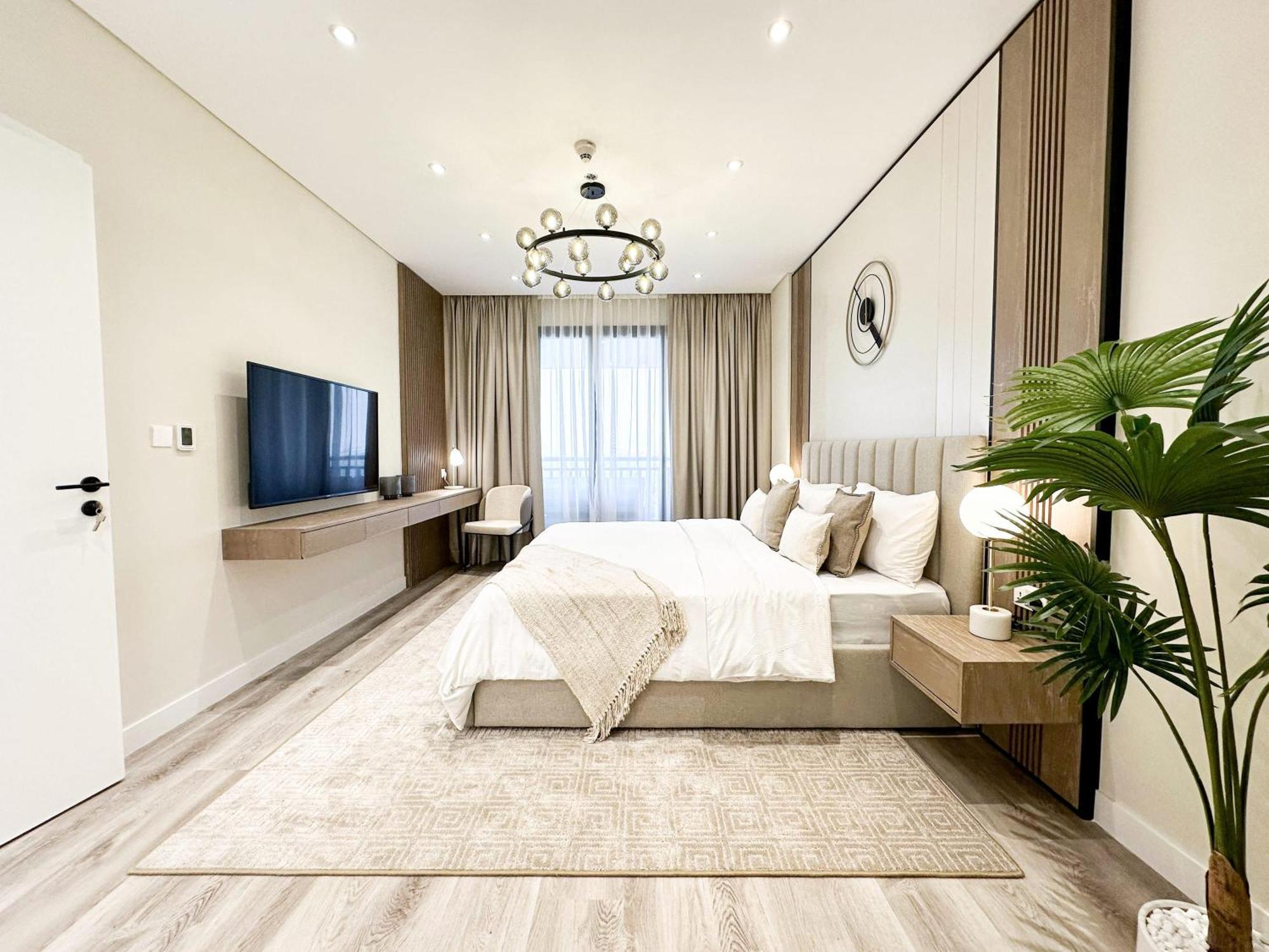 Relaxing 1 Bedroom Apartment At 5 Star Resort Dubai Exterior foto